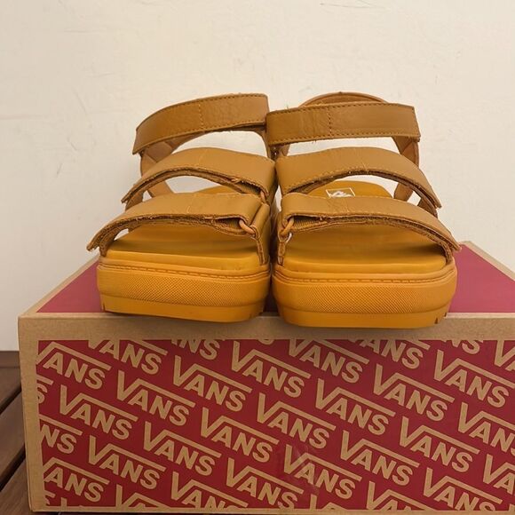 Vans Tan Colfax Sandals Inca Gold USA Women Size 7/UK 4.5/EU 37 - Picture 5 of 11